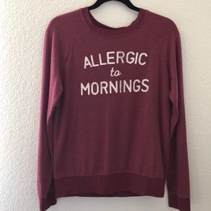 Long sleeve soft crew neck sweater